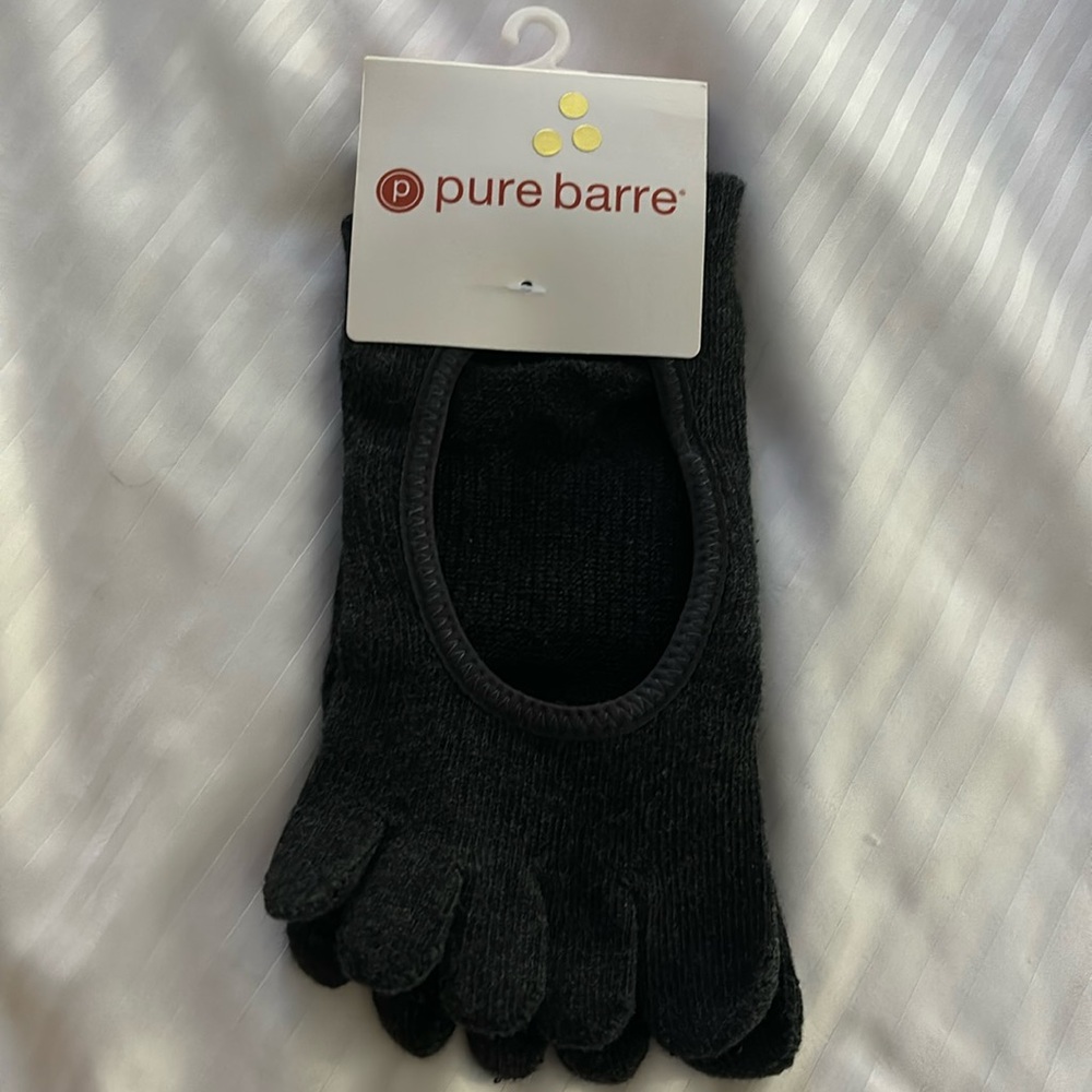 Pure barre toe socks open top for comfort. Toe socks grip like no other!… - Picture 1 of 4